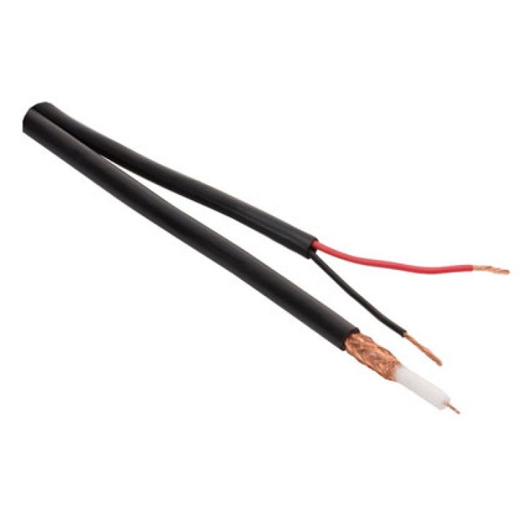 Venta de Viakon Bobina de Cable Coaxial RG59, 305m, Negro, RG-59U