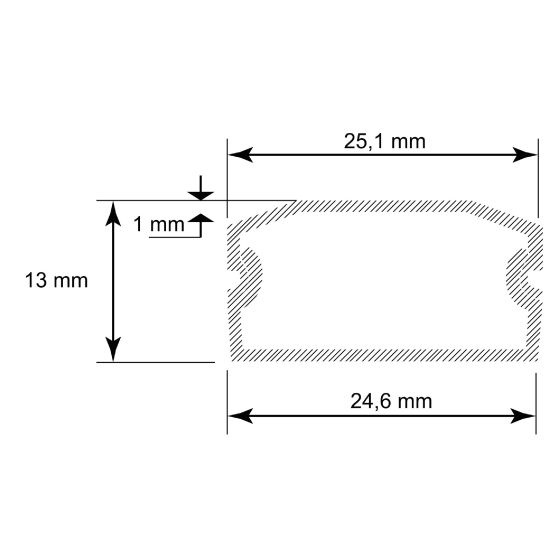 Canaleta para Cables Electricos, Voz y Datos - Regleta 