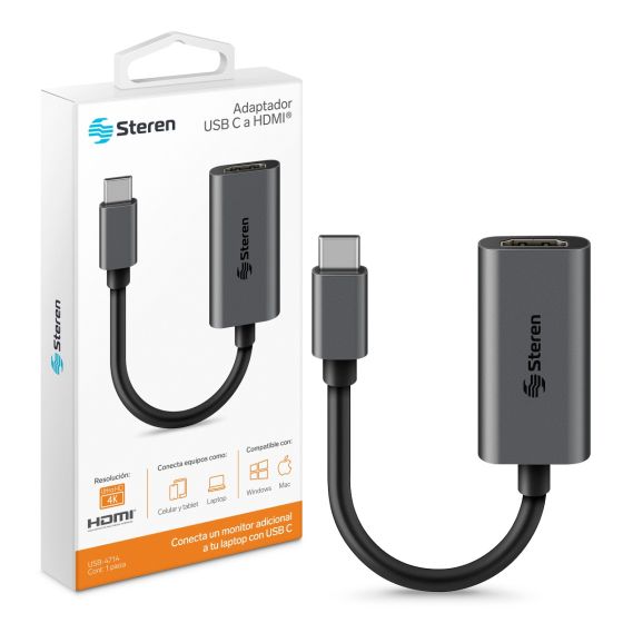 Adaptador USB C a HDMI Steren Tienda en Linea